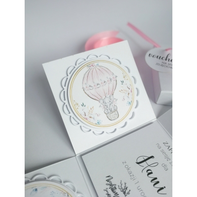 Zaproszenie na sesje fotograficzna z personalizacją - box